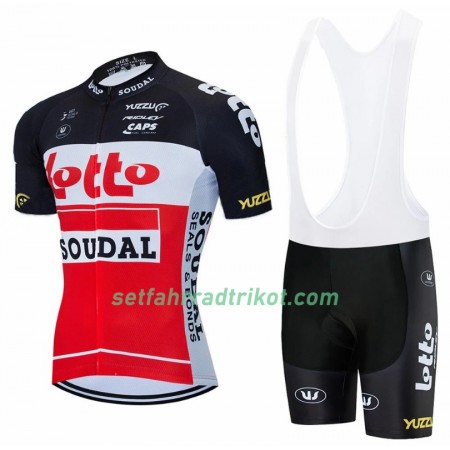 Fahrradbekleidung Radtrikot Kurzarm + Trägershorts 2020 Lotto-Soudal N002